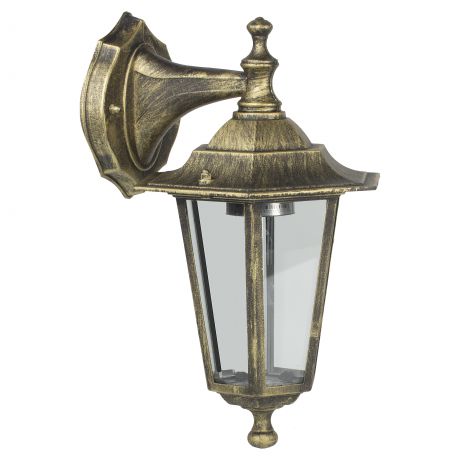 Бра уличное вниз Inspire Peterburg 1xE27х60 Вт, алюминий/стекло, цвет бронза