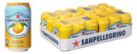 НАПИТОК SANPELLEGRINO АПЕЛЬСИН 0,33 (24 шт.)