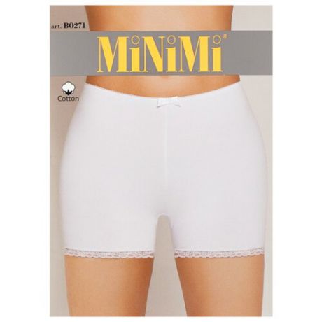 MiNiMi Трусы панталоны с завышенной талией, размер 56/4XL, белый (bianco)
