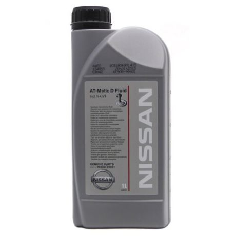Трансмиссионное масло Nissan AT-MATIC D Fluid 1 л