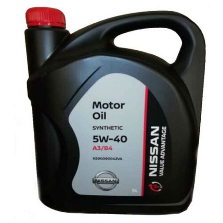 Моторное масло Nissan 5W40 Value Advantage 5 л