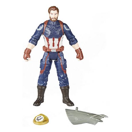 Hasbro Фигурка Avengers "Мстители и камни бесконечности" Капитан Америка, 15 см