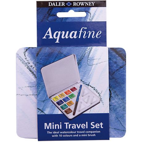 Daler Rowney Дорожный набор акварельных красок Daler Rowney "Aquafine", 12 предметов