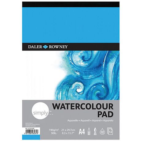 Daler Rowney Альбом для акварели Daler Rowney "Simply" А3, 12 листов