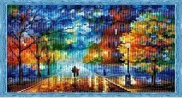 Набор для творчества ТМ Цветной Алмазная мозаика Осенняя прогулка