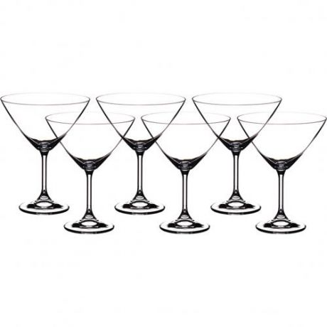 Набор бокалов для мартини CRYSTALITE BOHEMIA, 6 предметов