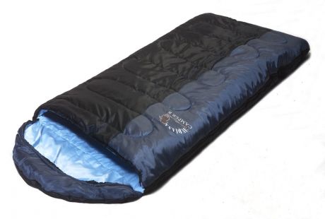 Спальный мешок Indiana Camper L-zip (195 x 35 x 90 см, Черно-серый)