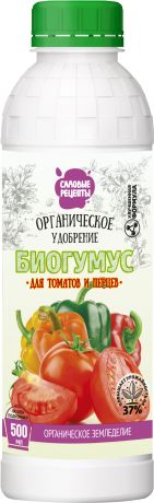 Удобрение Биогумус для томатов и перцев 0.5 л