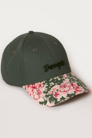 Бейсболка TRUESPIN Round Rip Flower (Green, O/S)
