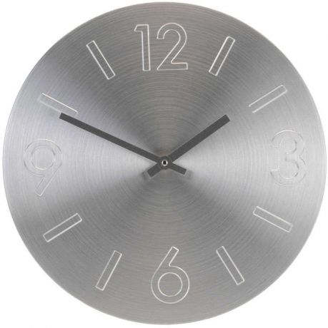 Часы настенные Koopman серебряные, 35см