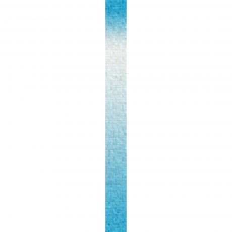 Панель ПВХ 2700х250х8 мм VENTA Мозаика синяя фон глянцевая
