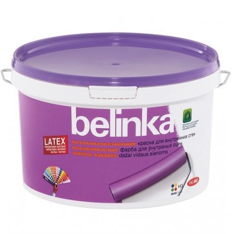 Краска интерьерная Belinka Latex B3 белая 0,93 л