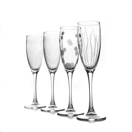 Набор бокалов для шампанского LUMINARC Лаунж клаб 4шт, 170мл стекло, N5286