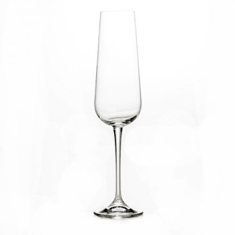 Набор бокалов для шампанского CRYSTALITE BOHEMIA Ардеа 6шт 220мл, стекло, 1SF57/220