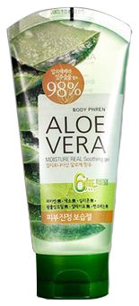 Гель для тела успокаивающий Body Phren Aloe Vera Moisture Real Soothing Gel 150г: Гель 150г