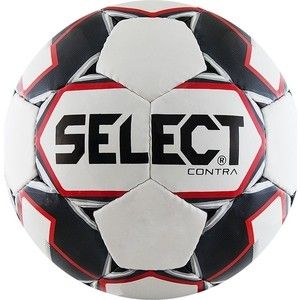 Мяч футбольный Select Contra 812310-103, р.4, бело-черно-красный
