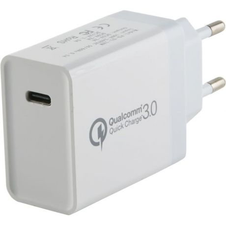 Зарядное устройство Red Line PD1-3A (USB Type-C), белый