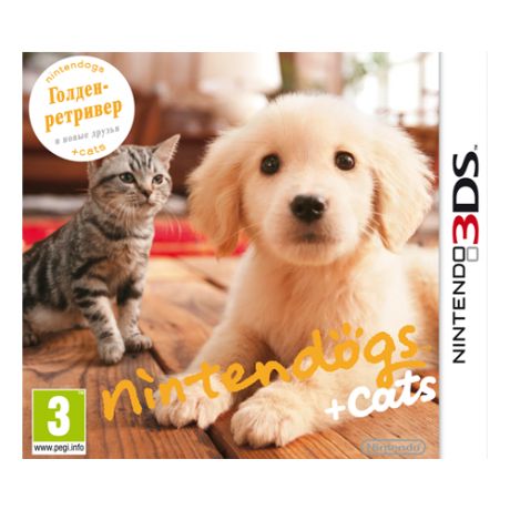 Игра для Nintendo 3DS nintendogs + cats: Голден-ретривер и новые друзья