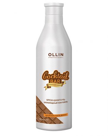 Ollin Professional Крем-шампунь "Шоколадный коктейль" для придания шелковистости 500 мл (Ollin Professional, Уход за волосами)