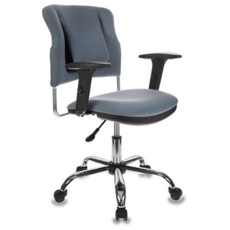 Компьютерное кресло Бюрократ CH-323AXSN офисное, обивка: текстиль, цвет: серый 26-25