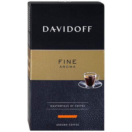 Кофе Davidoff Fine Aroma молотый в вакуумной упаковке 250 г