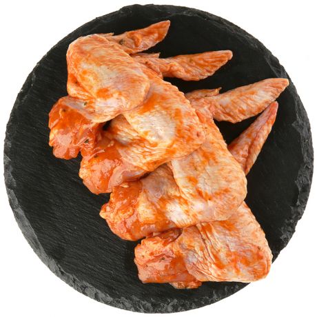 Крыло цыпленка-бройлера Троекурово огненные с перцем чили охлажденное в пакете 1.8-2.5 кг
