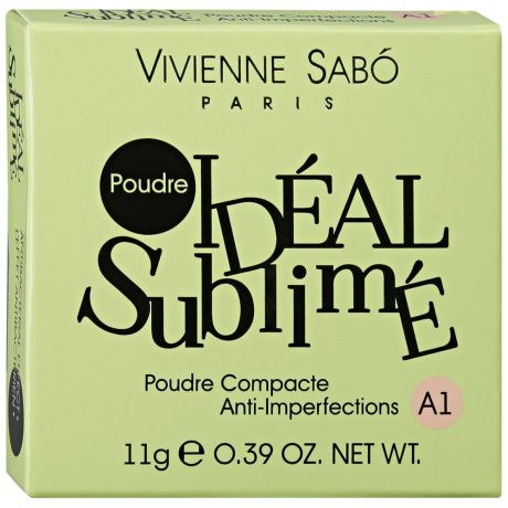 Пудра компактная Vivienne Sabo против изъянов кожи Idеal Sublime тон A1 11г
