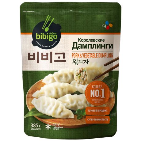 Дамплинги Bibigo Королевские замороженные 385 г