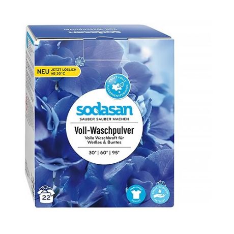 Стиральный порошок SODASAN Heavy Duty 1.01 кг картонная пачка