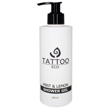 Гель для душа Levrana Tattoo Eco Мята и лимон, 250 мл