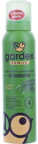 Gardex Аэрозоль-репеллент от комаров Gardex Family, 150 мл