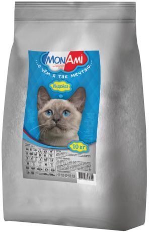 Mon Ami для взрослых кошек с индейкой (10 кг)