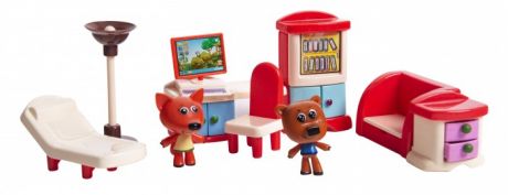 Игровые наборы Ми-ми-мишки Игровой набор Кеша и Лисичка Столовая (8 деталей интерьера)