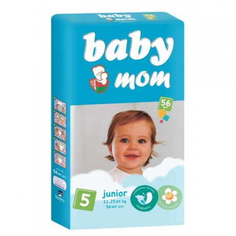 Подгузники Baby Mom Подгузники Junior (11-25 кг) 56 шт.
