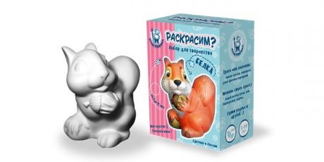 Заготовки под роспись Игрографика Керамическая фигурка Белка