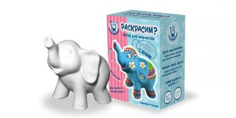 Заготовки под роспись Игрографика Керамическая фигурка Слоник