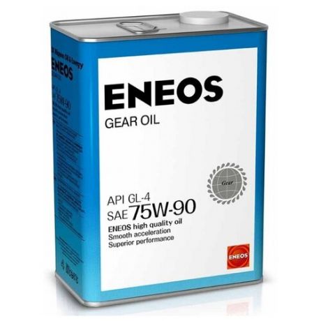 Трансмиссионное масло ENEOS GEAR GL-4 75W90 4 л 3.9 кг