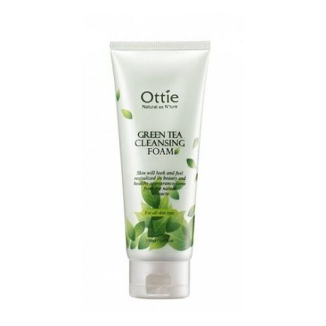 Ottie пенка для умывания Green Tea, 150 мл