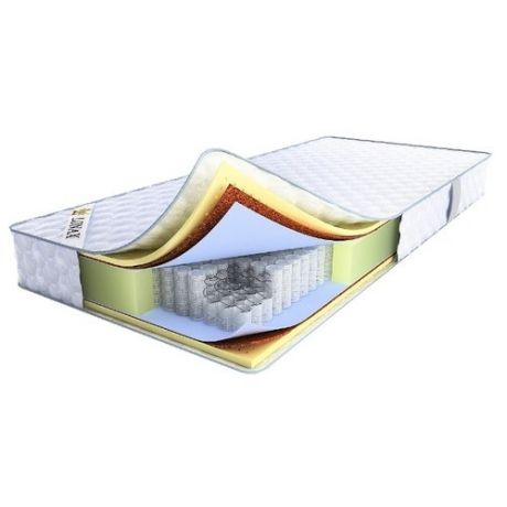 Матрас LONAX Medium TFK 130x200 пружинный белый
