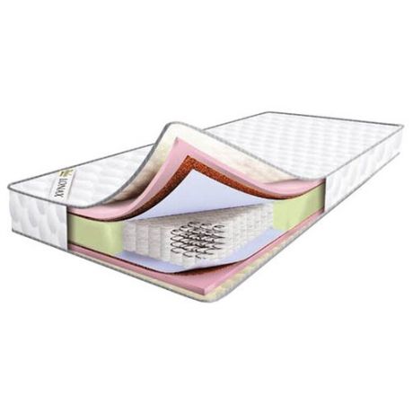 Матрас LONAX Memory Medium TFK 130x200 пружинный белый