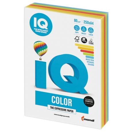 Бумага A4 250 шт. IQ color RB02