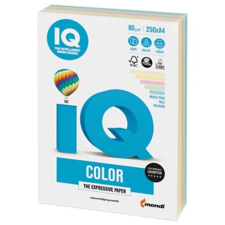 Бумага A4 250 шт. IQ color RB01