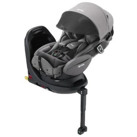 Автокресло группа 0/1 (до 18 кг) Aprica Fladea Grow Isofix 360° Safety Premium, серый