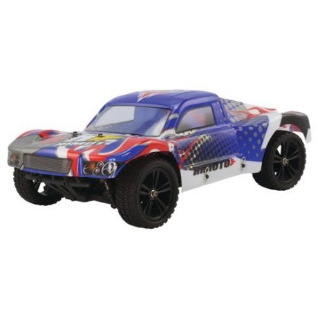 Внедорожник Himoto Spatha (E10SC) 1:10 45.3 см синий/белый/красный