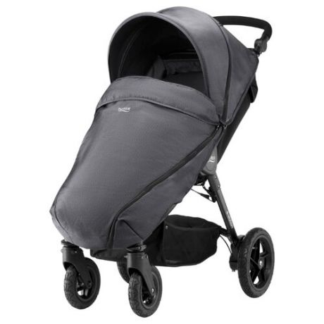 Прогулочная коляска Britax B-Motion 4 (с накидкой на ножки) black denim