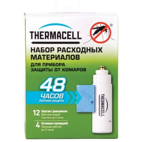 Набор запасной Thermacell Refills MR 400-12 (12 пластин + 4 картриджа)
