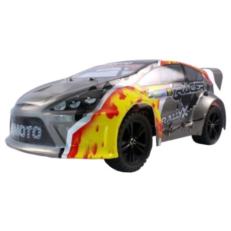 Легковой автомобиль Himoto Tricer (E10XR) 1:10 52 см серый/желтый