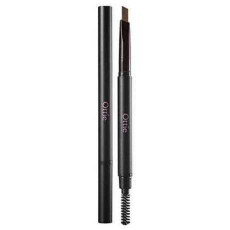 Ottie карандаш Natural Drawing Eye Brow Pencil, оттенок #02 Dark Brown