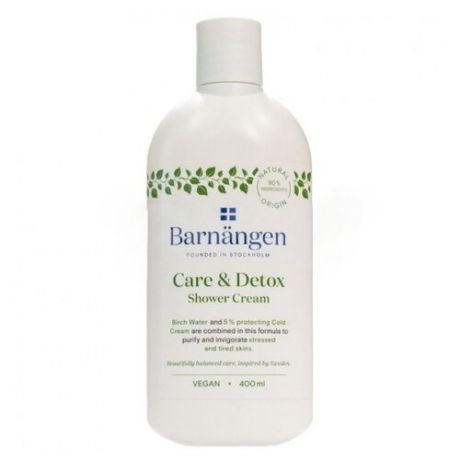 Гель-крем для душа Barnangen Care & detox, 400 мл