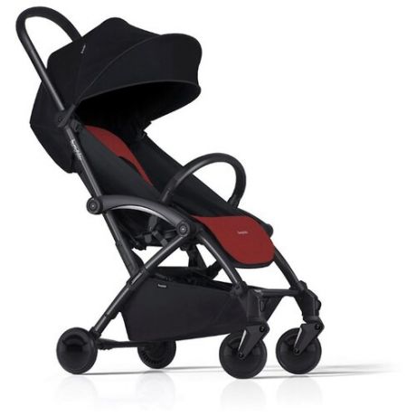 Прогулочная коляска Bumprider Connect 2 black red, цвет шасси: черный